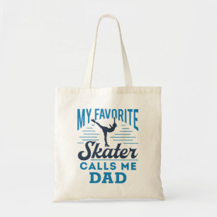 Bolsa Tote Meu Skating Favorito Me Chama Pai Figura Skating