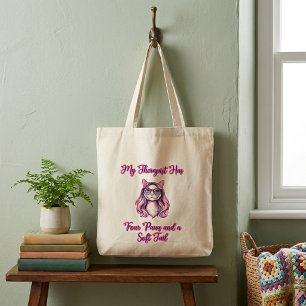 Bolsa Tote Meu Terapeuta Tem Quatro Patas Amante de Gato de C