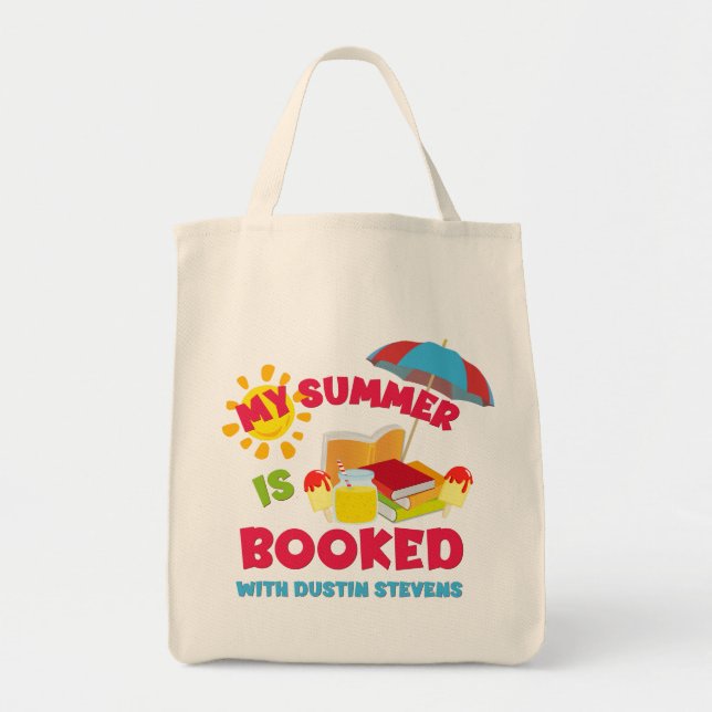 Bolsa Tote Meu verão está marcado com Dustin Stevens (Frente)