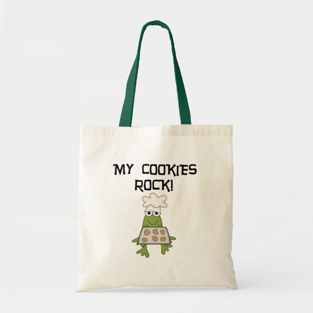 Bolsa Tote Meus camiseta e presentes da rocha dos biscoitos (Frente)