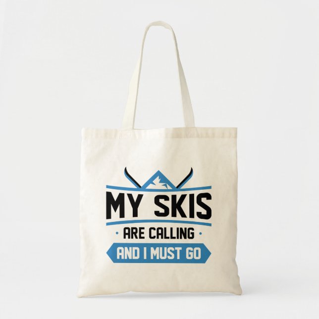 Bolsa Tote Meus Céus Estão Ligando E Eu Preciso Ir (Frente)