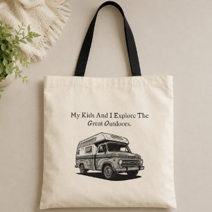 Bolsa Tote Meus Filhos E Eu Exploramos A Natureza Diversão Fa