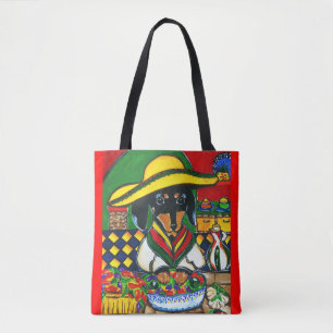 BOLSA TOTE MEXICO CHEF DACHSHUND 