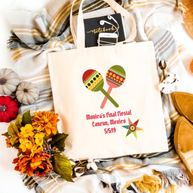 Bolsa Tote México Fiesta Gift Bachelorette Vacation (Criador carregado)