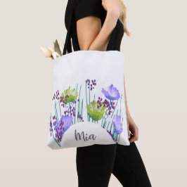 Bolsa Tote Mia Floral Monograma
