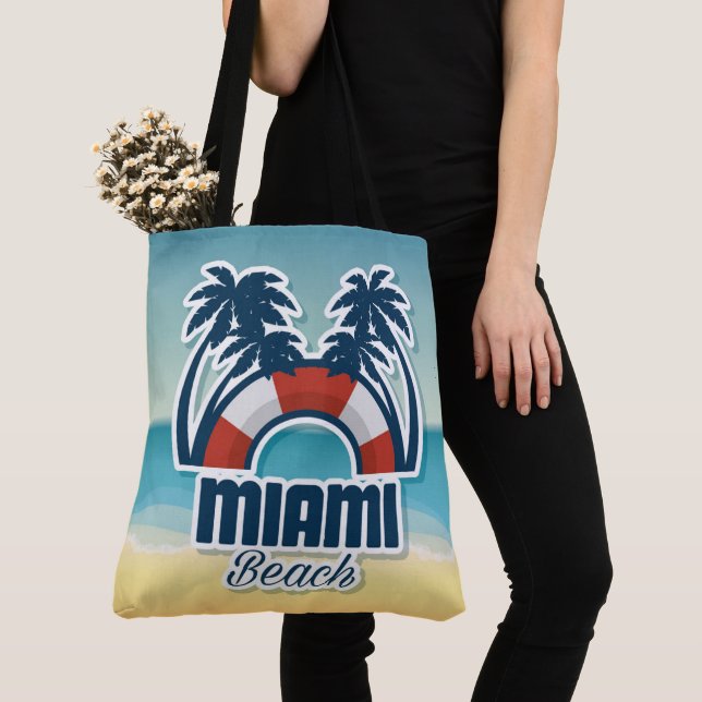 Bolsa Tote Miami Beach Flórida (Close Up)