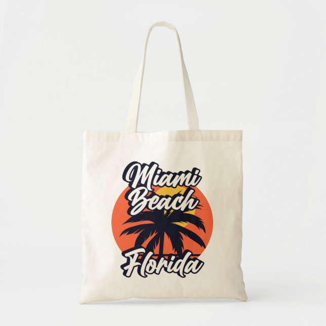 Bolsa Tote Miami Beach, Florida (Frente)