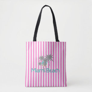 Bolsa Tote Miami Beach, Florida, tropical, legal