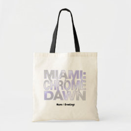 Bolsa Tote Miami Chrome Dawn Liquid Metal Y3K Aesthetic Art