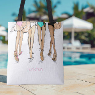 Bolsa Tote Miami Festa de solteira Weekend Bikini