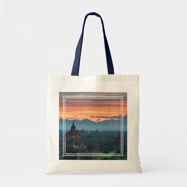 Bolsa Tote Mianmar, Bagan Sunrise (Frente)