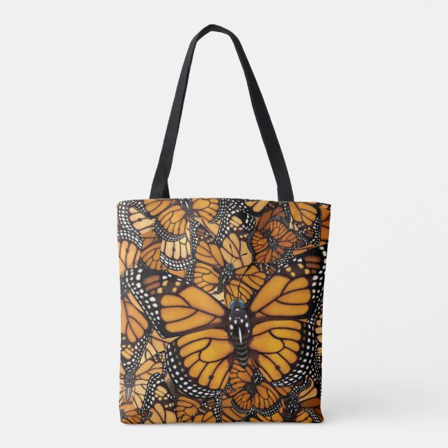 Bolsa Tote Migração da borboleta de monarca (Verso)