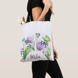 Bolsa Tote Mila Floral Monograma