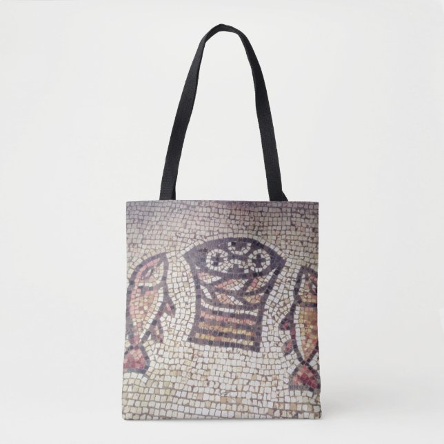 Bolsa Tote Milagre do pão e dos peixes (Frente)