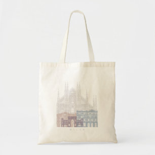 BOLSA TOTE MILÃO SKYLINE POSTER PASTEL