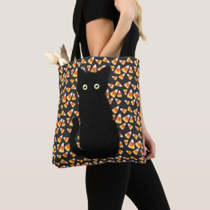 Bolsa Tote Milho doce de gato preto