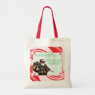 Bolsa Tote Militares Engraçados/Papais noeis de Natal