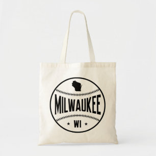 Bolsa Tote Milwaukee Baseball Themed