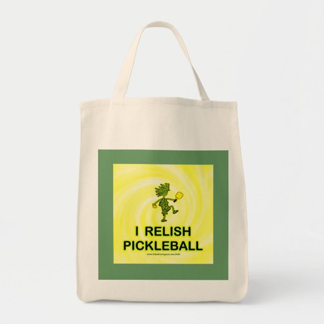 Bolsa Tote Mim camisas & presentes de Pickleball da (Frente)