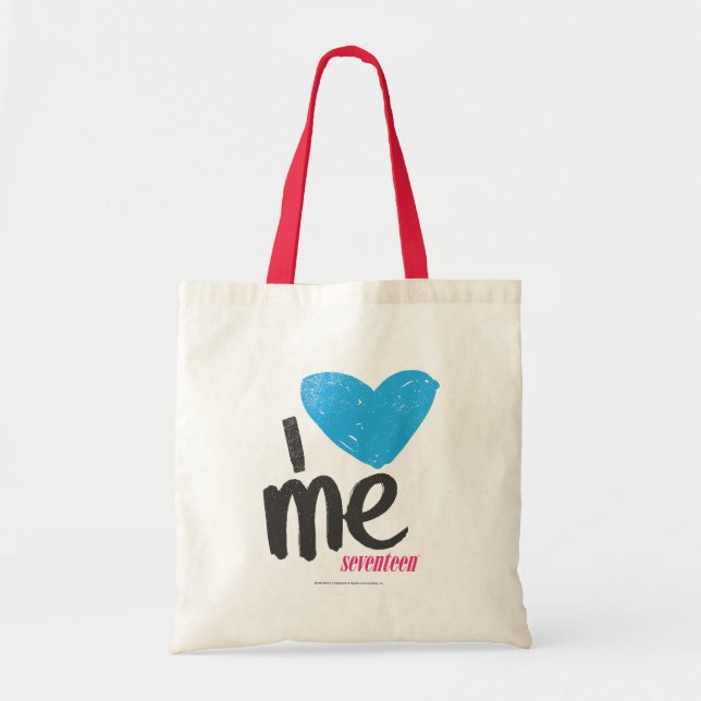 Bolsa Tote Mim coração mim Aqua (Frente)