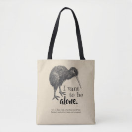Bolsa Tote Mim Vant a ser natureza sozinha do pássaro do