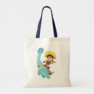 Bolsa Tote Min & Clover   Feliz Cowgirl e Brontosaurus Ride