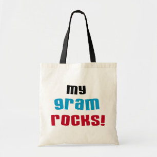 Bolsa Tote Minha avó Rocks T-shirts e presentes
