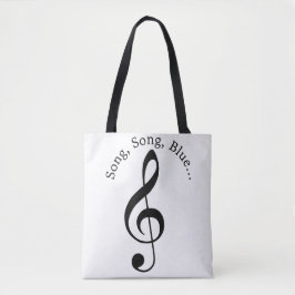 Bolsa Tote Minha Canção Clave de Sol