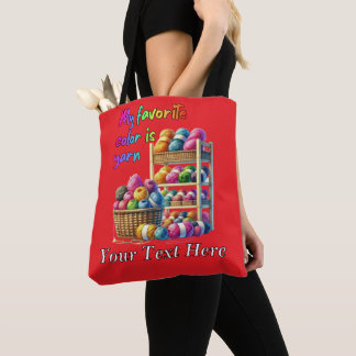 Bolsa Tote Minha Cor Favorita É Fios