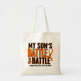 Bolsa Tote Minha da batalha leucemia do filho demasiado