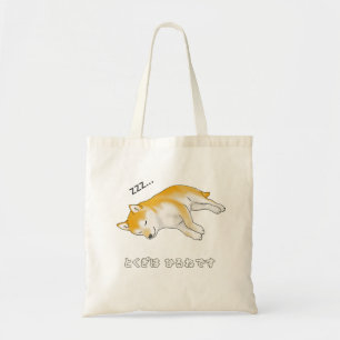 Bolsa Tote "Minha especialidade é o sequestro" Napping Shiba