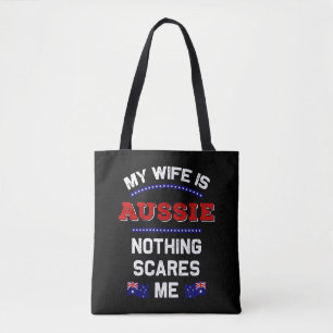 Bolsa Tote Minha esposa é Aussie embaixo sob a monarquia aust