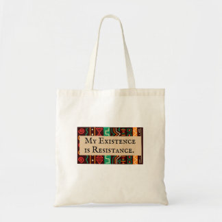 Bolsa Tote Minha Existência é Resistência Tote Bag