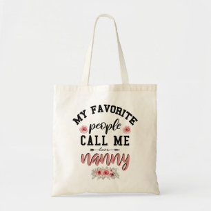 Bolsa Tote Minha Gente Favorita Me Chama de Vovó Dia das Mães