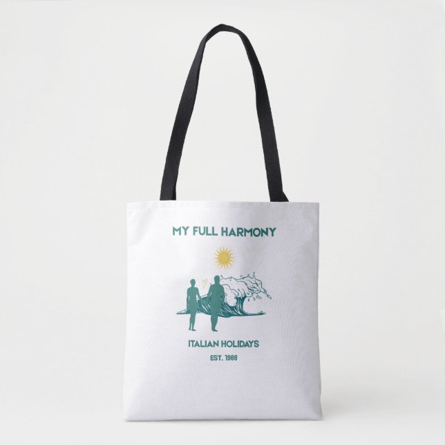 Bolsa Tote Minha Harmonia Completa Luxo Praia (Frente)
