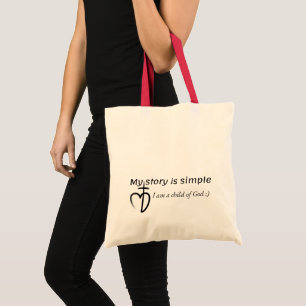Bolsa Tote Minha história é simples
