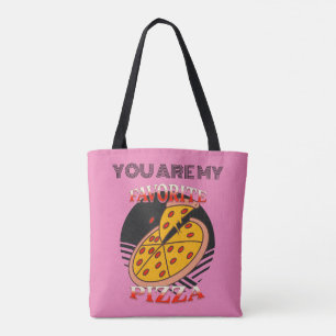 Bolsa Tote Minha Pizza favorita, presente de pai legal elegan