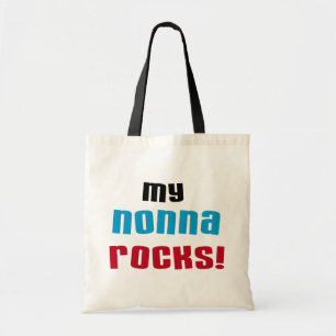 Bolsa Tote Minhas camisetas e presentes de nonna Rocks