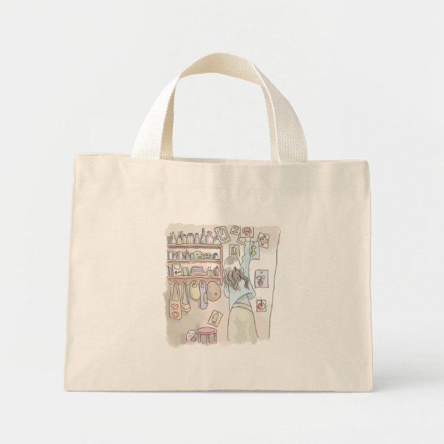 BOLSA TOTE MINI さ に し な じ (Frente)