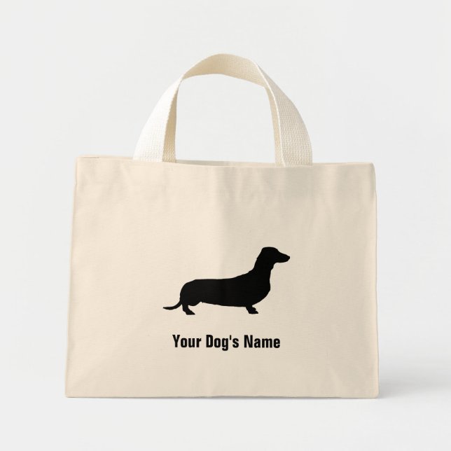 Bolsa Tote Mini ミ Miniatura Dachshund ニ ア ・ ュ ダ ク   (Frente)