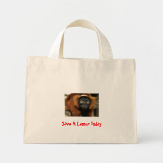 Bolsa Tote Mini 080725-red-ruffed-02, Salve Um Limur Hoje