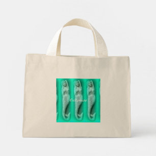 Bolsa Tote Mini 3 sereias de naufrágio verde