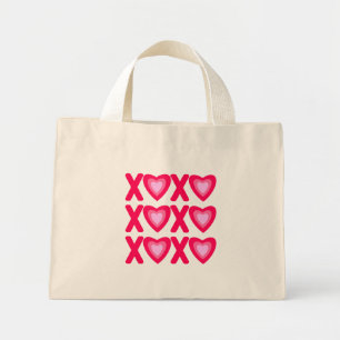 Bolsa Tote Mini Abraços Beijos Adoram Corações