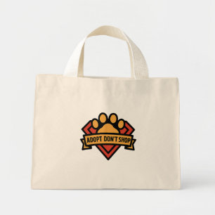 Bolsa Tote Mini Adotar não comprar