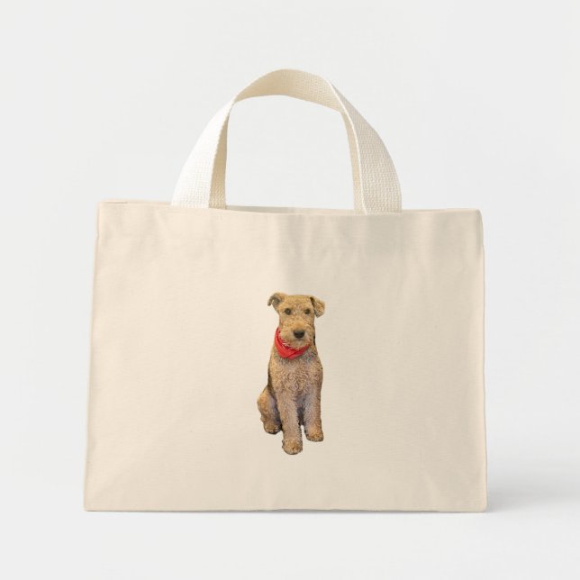 Bolsa Tote Mini Airedale Tote Bag (Frente)