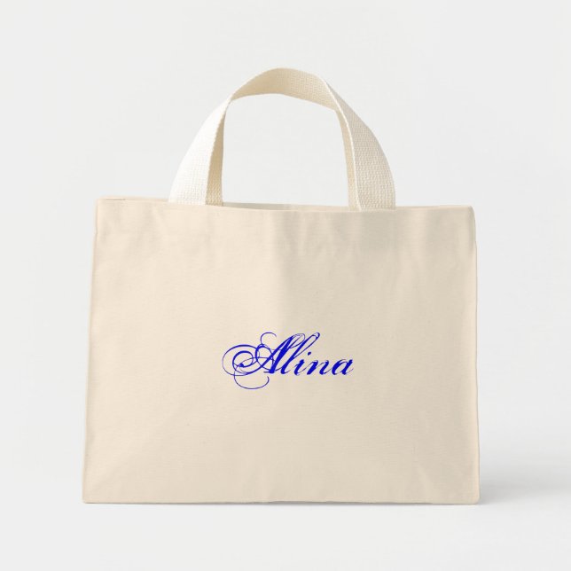 Bolsa Tote Mini Alina In Natural (Frente)