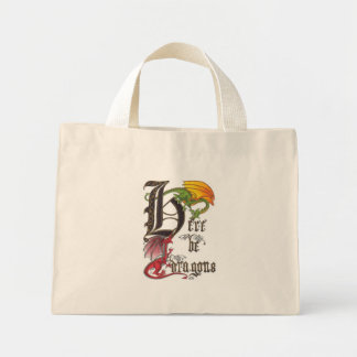 Bolsa Tote Mini Aqui Estão Os Dragões