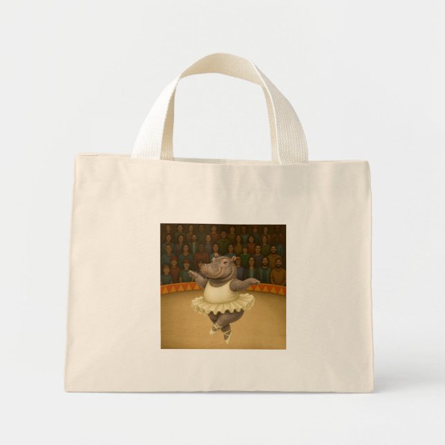 Bolsa Tote Mini Artista de circo Helene (Frente)