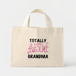 Bolsa Tote Mini Avó totalmente impressionante - camiseta e