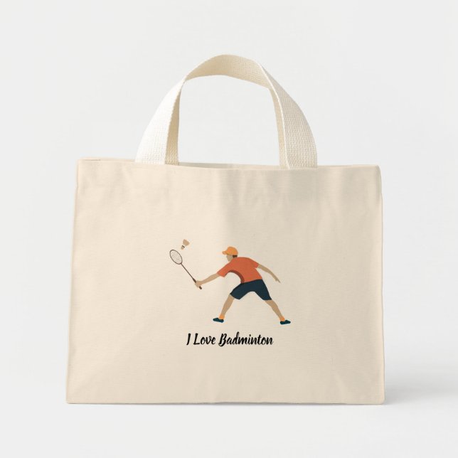 Bolsa Tote Mini Badminton (Frente)